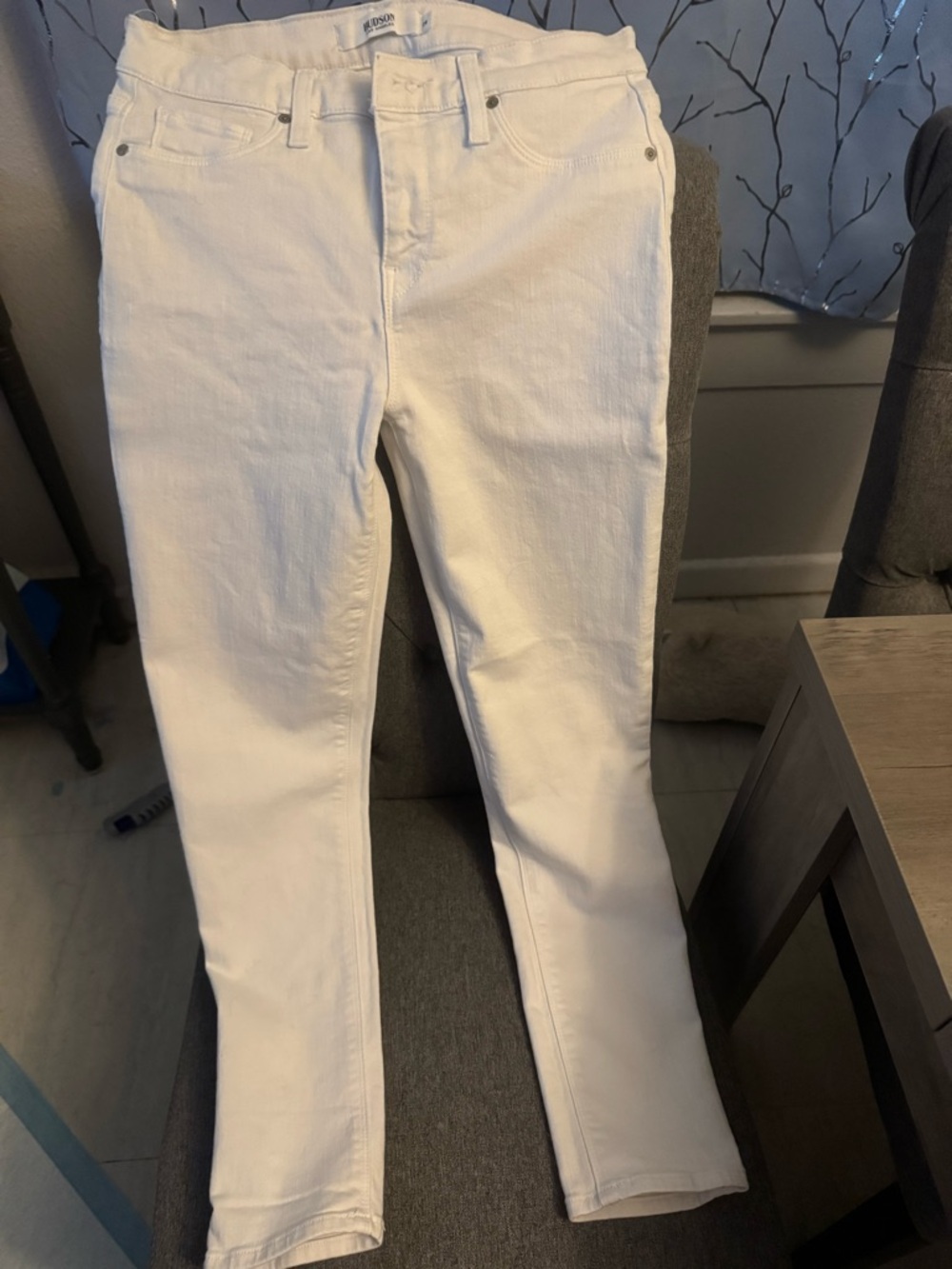 Hudson Jeans White Women’s Skinny Jeans